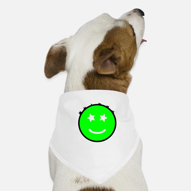 Smiley with starry eyes | Vectorgraphic Dog Bandana
