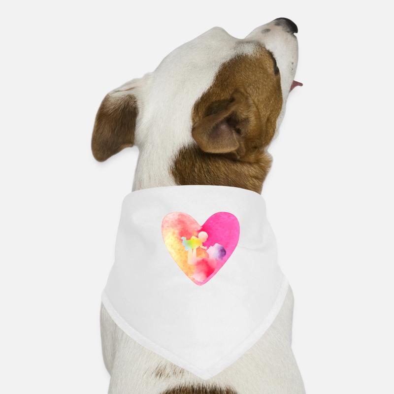 Alles gute zum Muttertag - Hunde-Bandana - Weiß