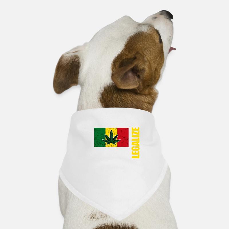 Cannabis Hunde-Bandana