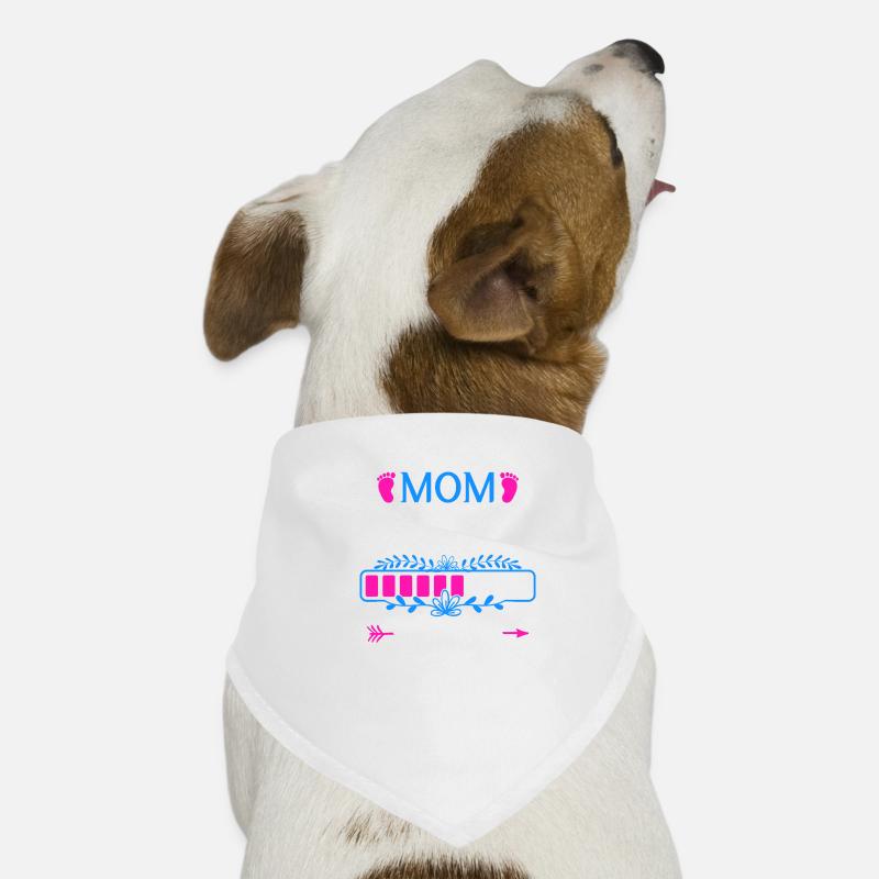 Mom Loading Annonce de grossesse 2026 Bandana pour chien