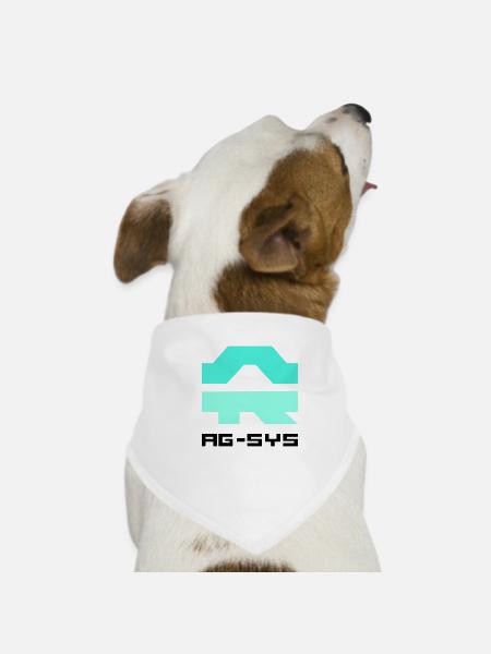 ag systems - Dog Bandana - white - Front