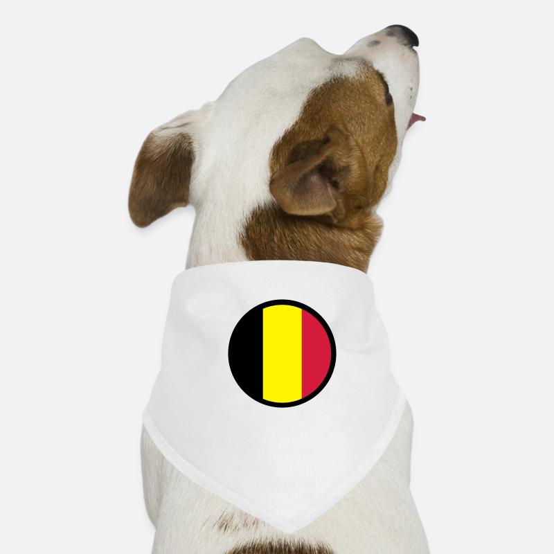 Marqué par la Belgique Bandana pour chien