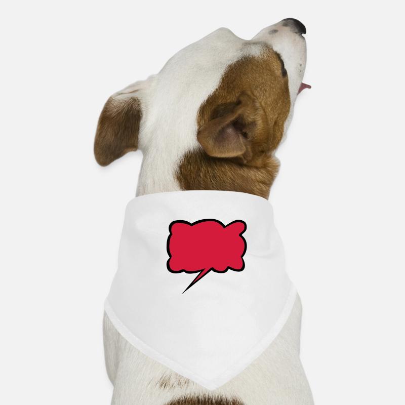 cartoon cloud, bulle BD Bandana pour chien