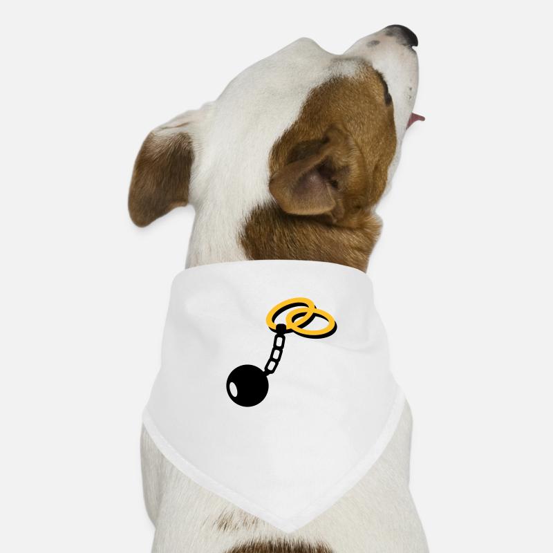 Wedding Rings Dog Bandana