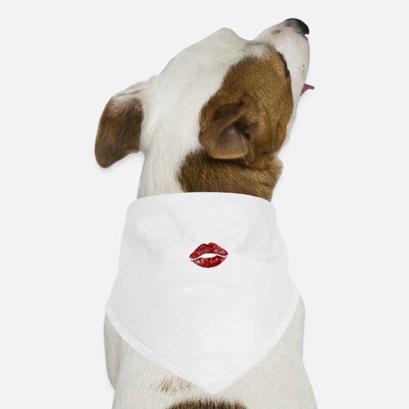 Lippenstift Hunde-Bandana