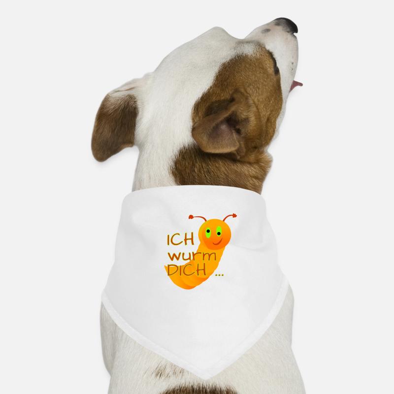Ich wurm DICH Hunde-Bandana