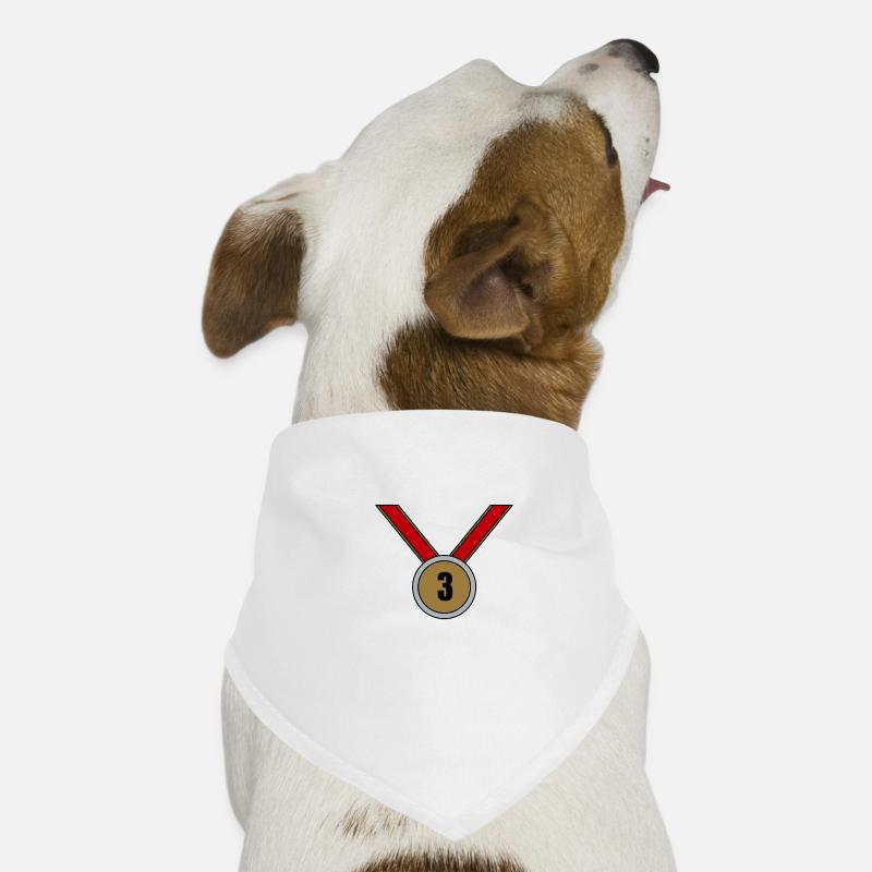 3rd place medal Dog Bandana
