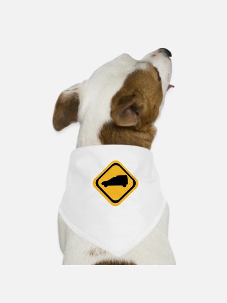 Route C15 - Bandana pour chien - blanc