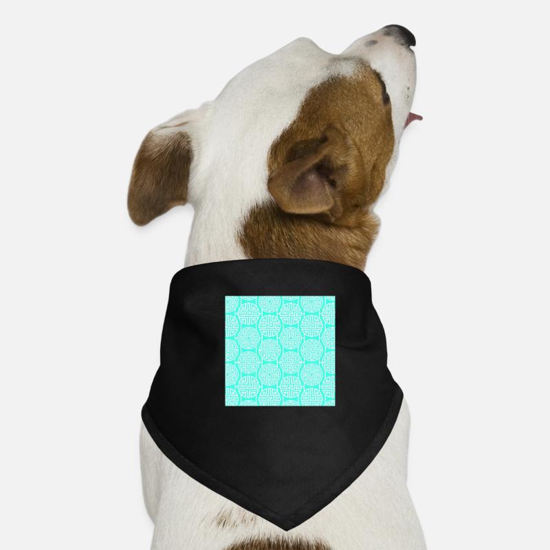 Chinese pattern Dog Bandana
