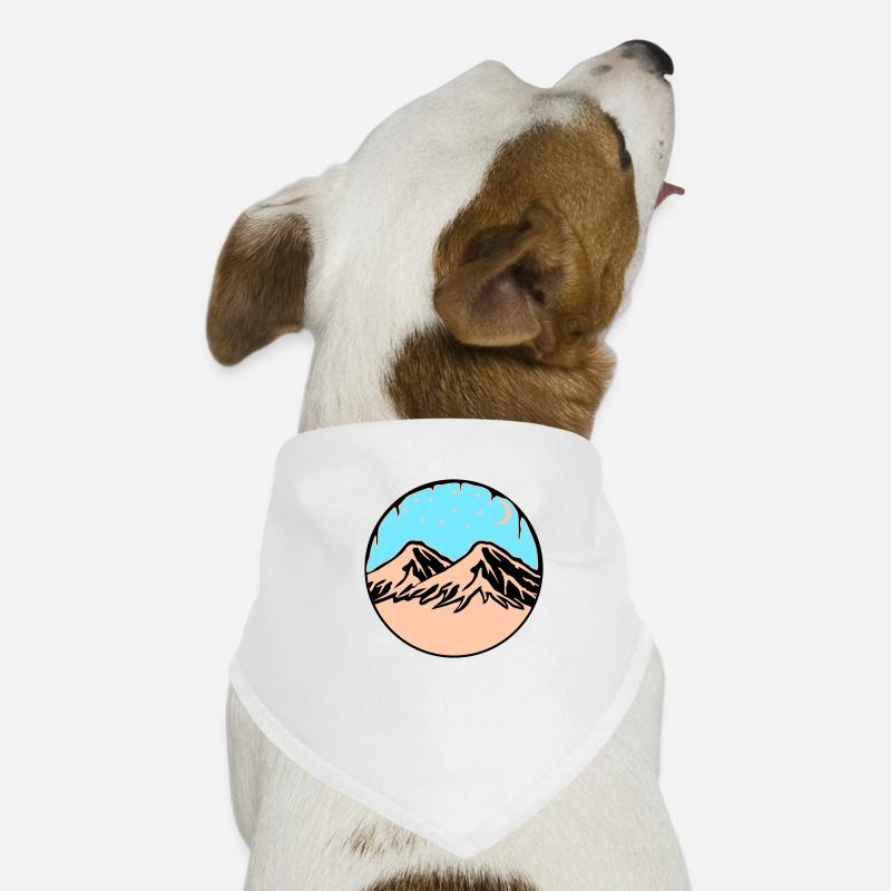 Cielo stellato Montagne Bandana per cani