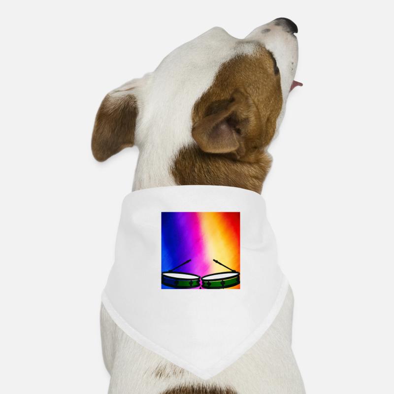 Rainbow Drums Hunde-Bandana