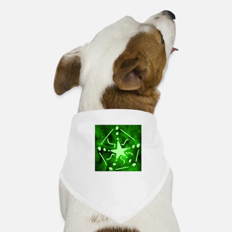 GRÜNER STERN Hunde-Bandana