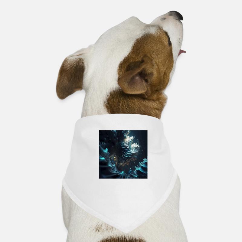 Abstrakter Schädel n°9 Hunde-Bandana