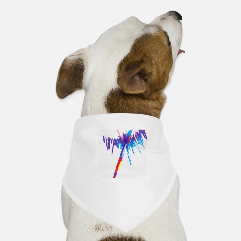 Creative Brushstroke Dog Bandana