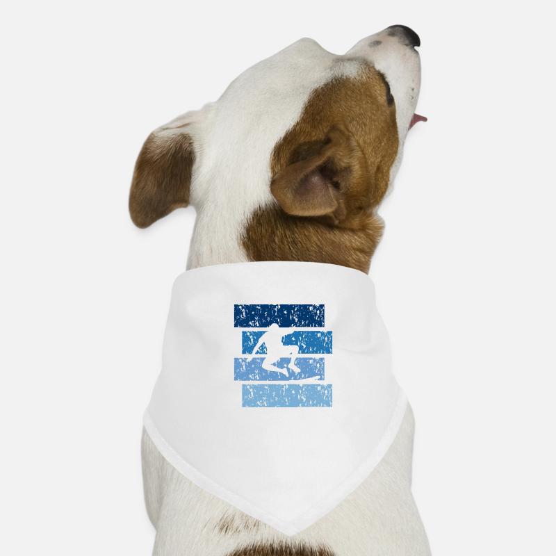 Vintage gift skateboard Dog Bandana