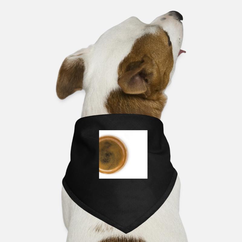 Background coffe Dog Bandana