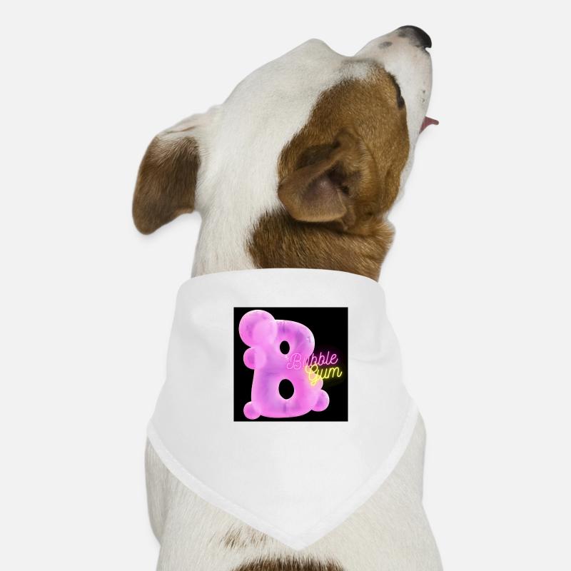 Bubble Gum Pink Hunde-Bandana