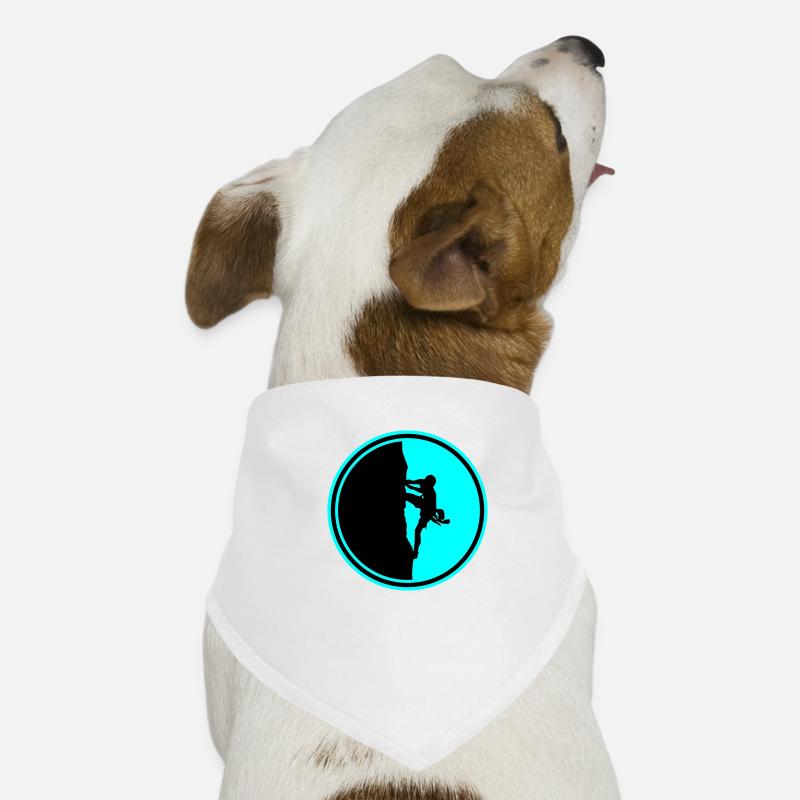Climbing, Mountaineering, Silhouette, Circle Dog Bandana