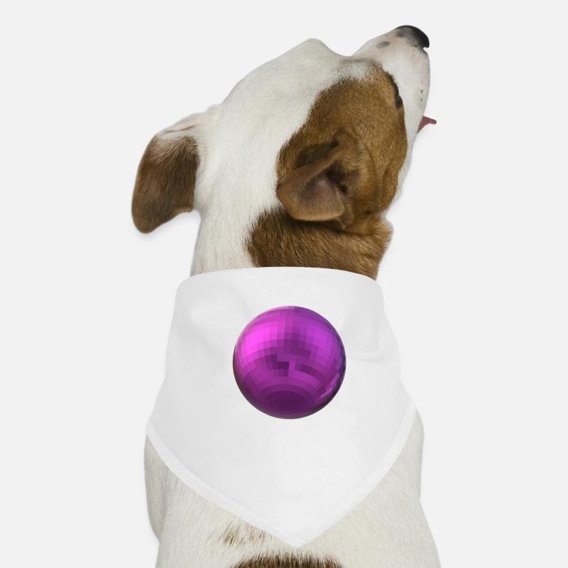 purple sphere Dog Bandana