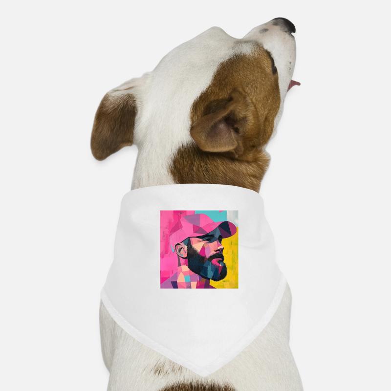 Vollbart Hunde-Bandana