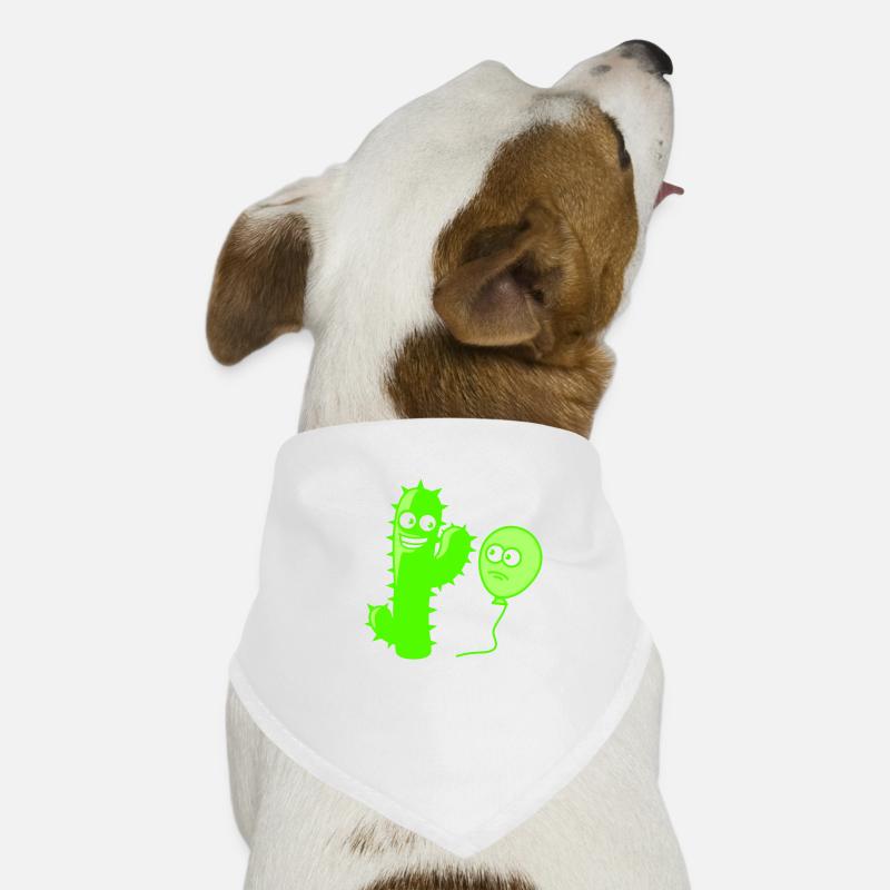 Cactus ballon poignée de main salutation pointes Bandana pour chien