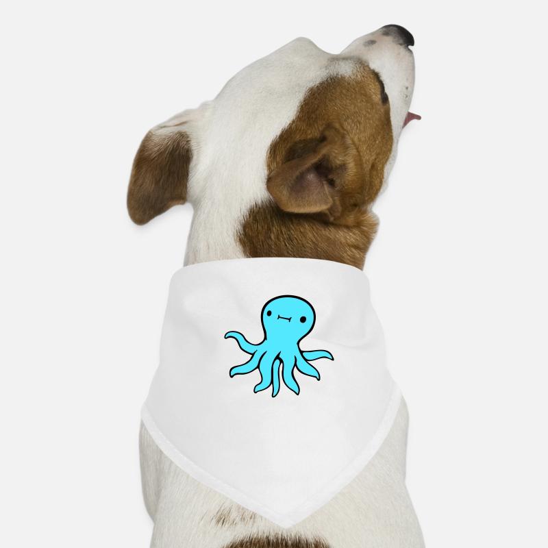 Pieuvre, Pieuvre, Pieuvre, Calmar, Céphalopode, Mignon, Mignon Bandana pour chien