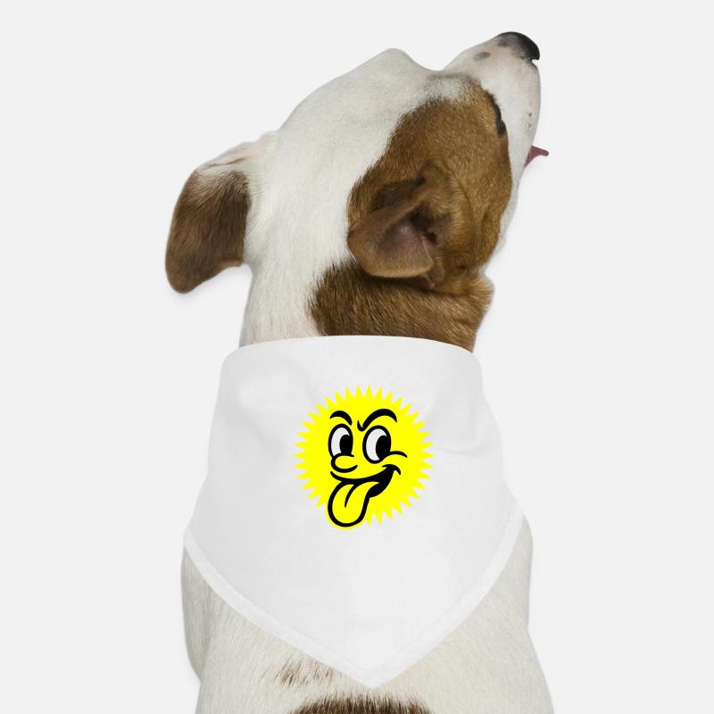 Sun Summer Face Dog Bandana