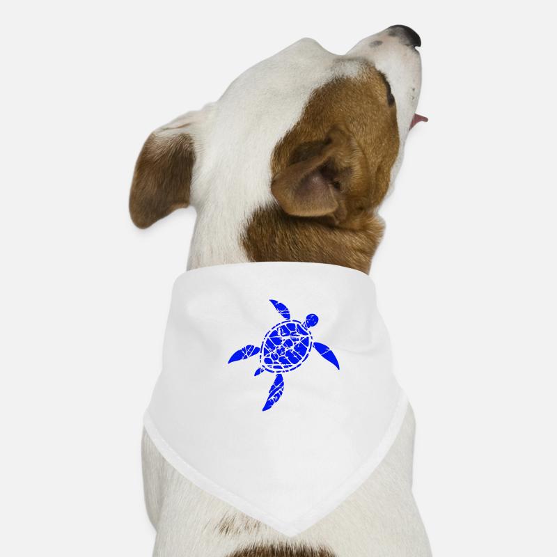 Schildkröte Muster Risse Kratzer Vintage Retro Hunde-Bandana