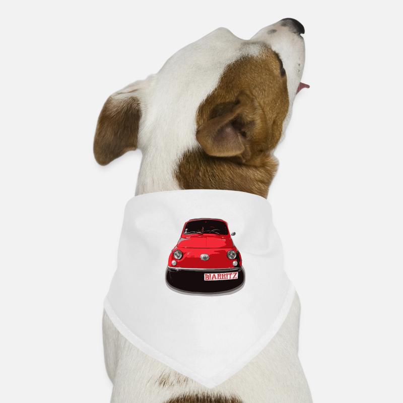 500 Biarritz - Hunde-Bandana - Weiß