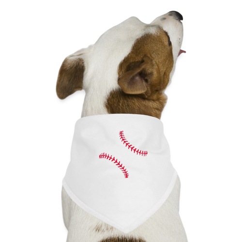 Realistic Baseball Seams - Bandana til din hund