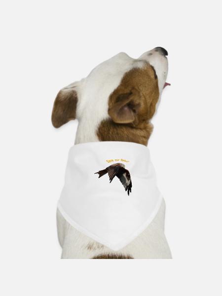 ROTMILAN 2A gelb - Hunde-Bandana - Weiß