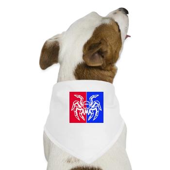 spinne spider - Hunde-Bandana - Weiß - Vorne