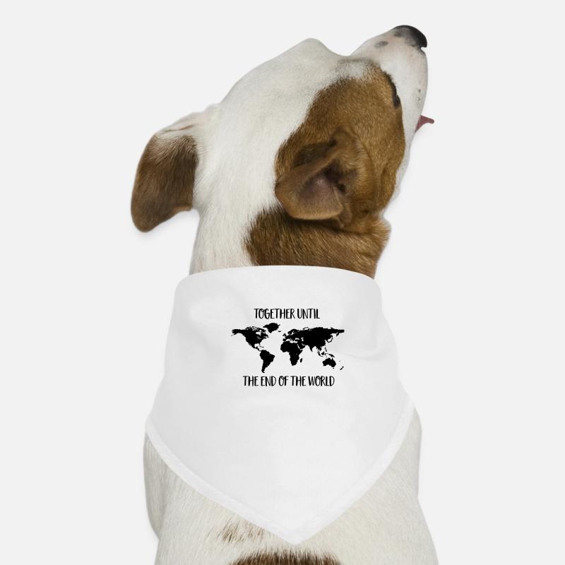 Tour du monde Bandana pour chien