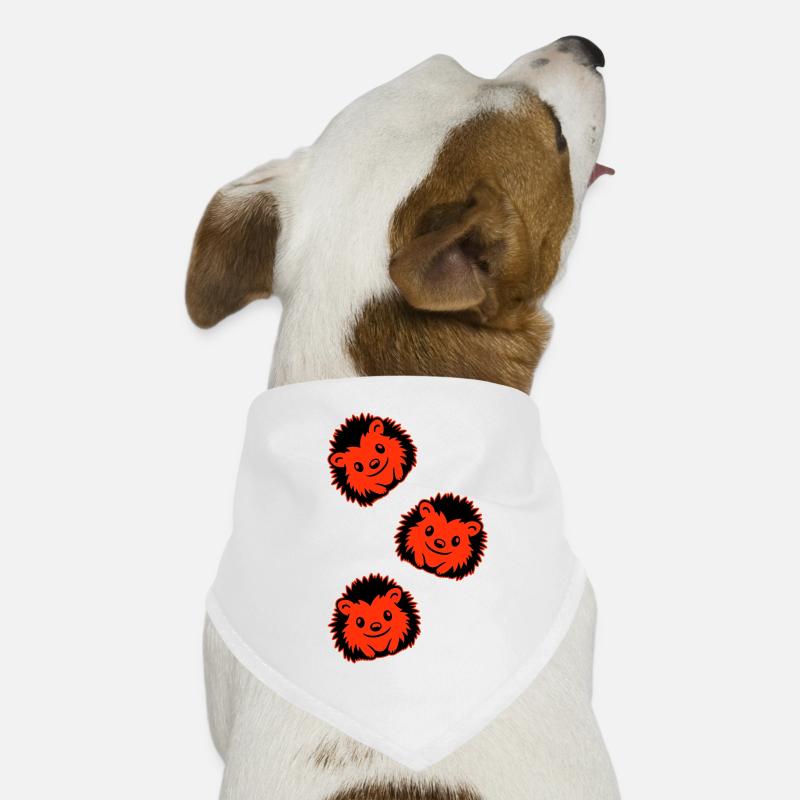 Hérisson Bande Dessinée Mignon Bandana pour chien