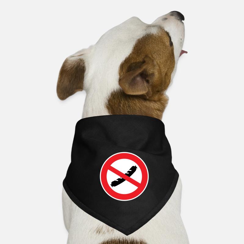 Sausage forbidden Dog Bandana