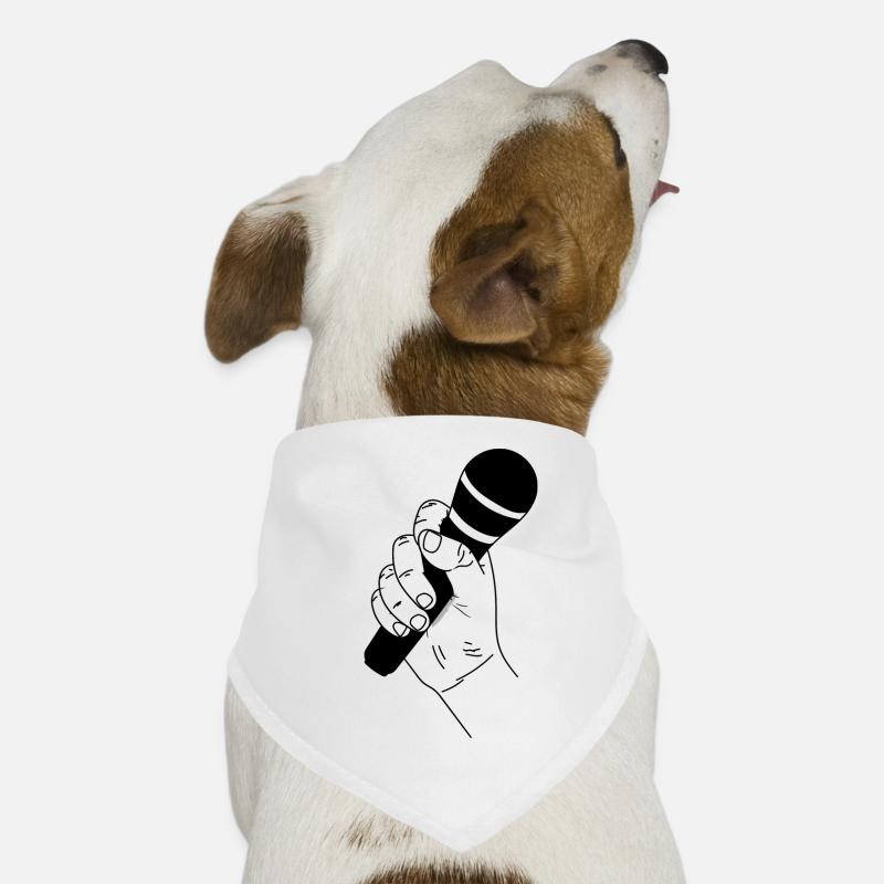 Microphone Dog Bandana