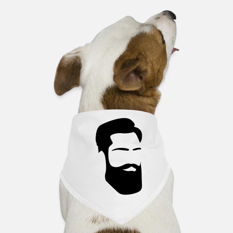 Hipster Vollbart beard bart Mann Männer Hunde-Bandana