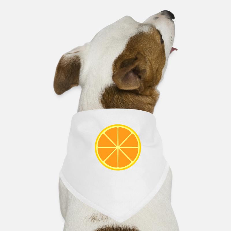 Orange fruit fruit design to personalize Dog Bandana