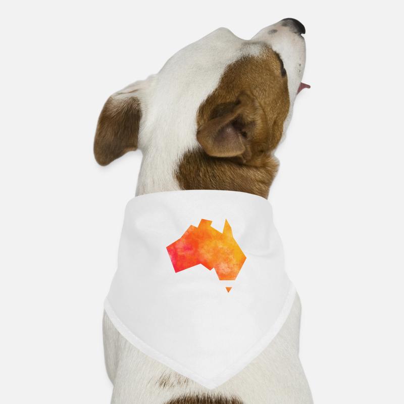 Map Australia Bandana pour chien