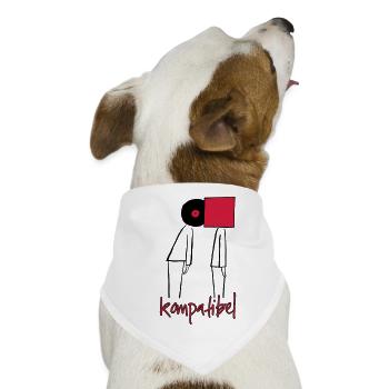 Vinyl Sammler Liebe - Hunde-Bandana - Weiß - Vorne