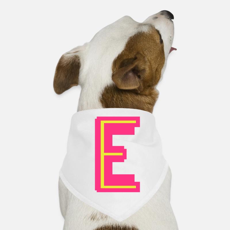 Jaune néon de E rose Bandana pour chien