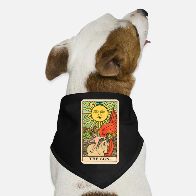 Die Moon Card Hunde-Bandana