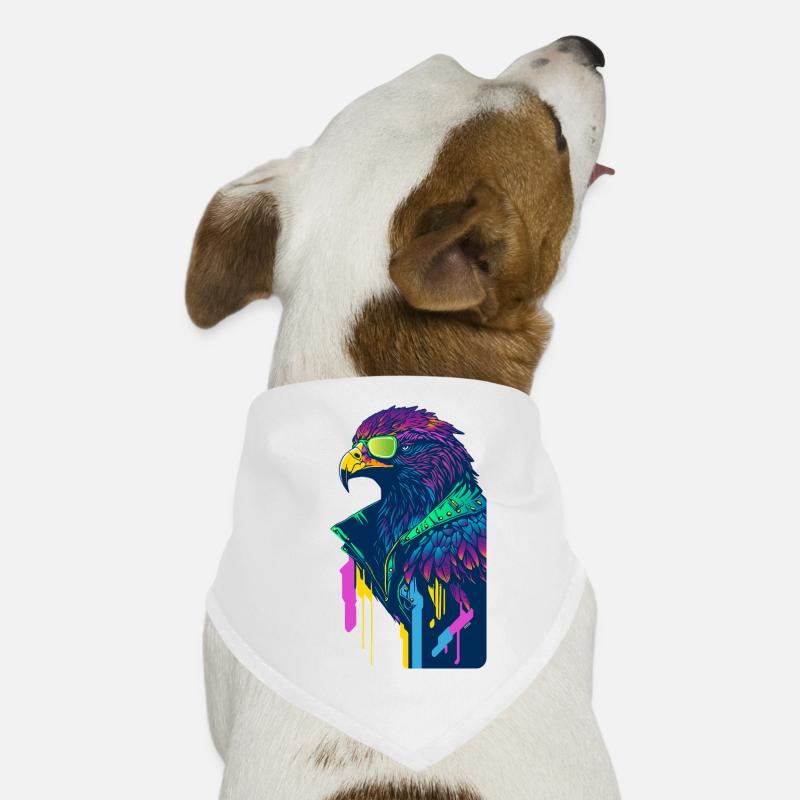 Neon eagle Dog Bandana