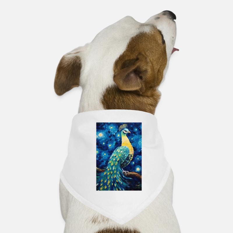 Peacock Dog Bandana