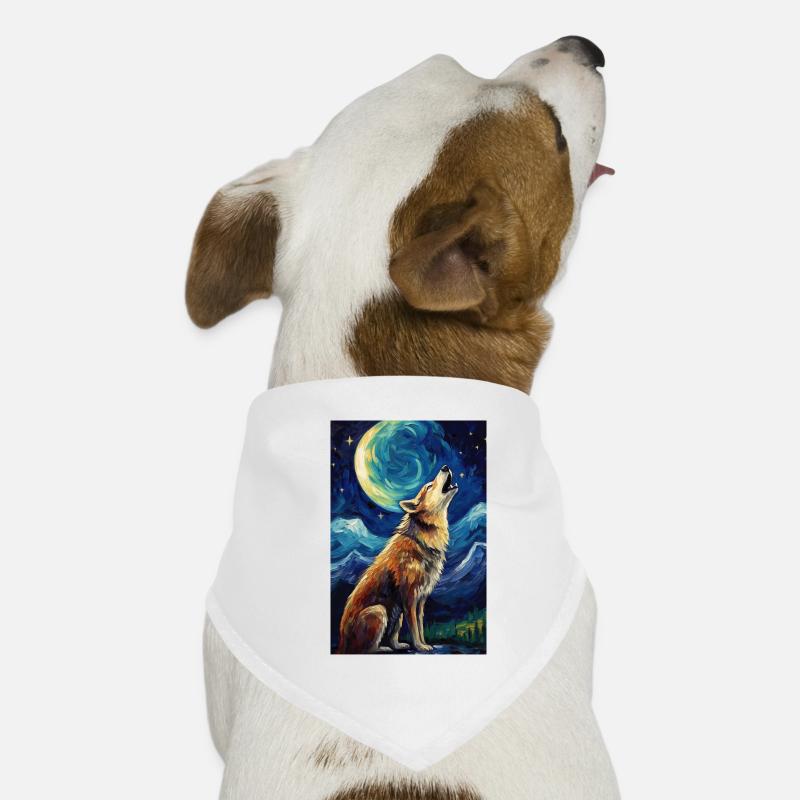 Wolf Hunde-Bandana