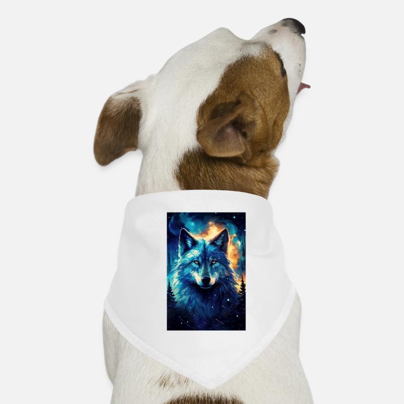Wolf Hunde-Bandana