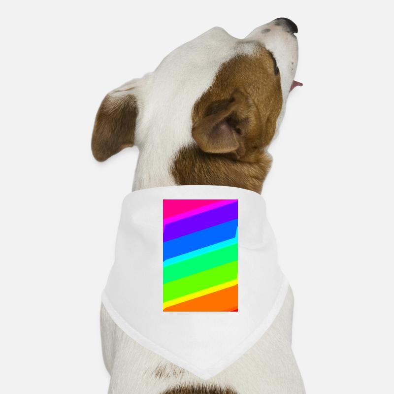 Farbverlauf | Regenbogenfarben | Muster Hunde-Bandana