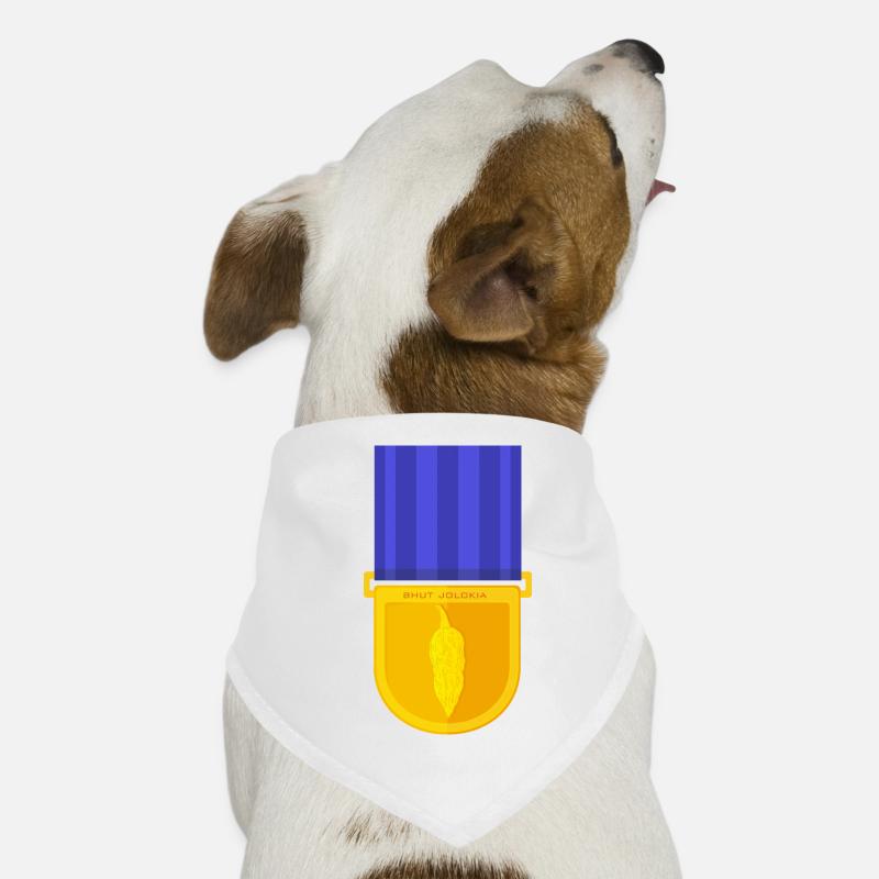 Bhut Jolokia Medaille Hunde-Bandana
