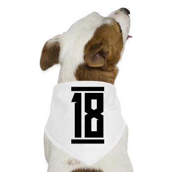 18 - Hunde-Bandana - Weiß - Vorne