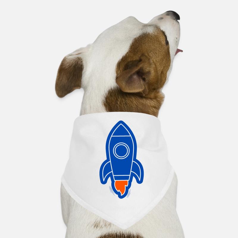fusée spatiale Bandana pour chien